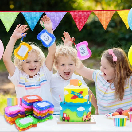 Educational Toys Mini Magnetic Drawing Board Montessori Drawing Toys Erasable Writing Pad Keychain Kids Birthday Party GIft