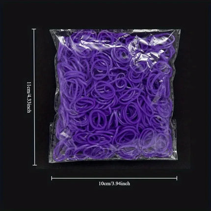 600pcs+ Loom Rubber Band Refill Kit in 31 Colors Bracelet Making Kit for Kids Weaving DIY Crafting Gift with  Loom Bands Toys