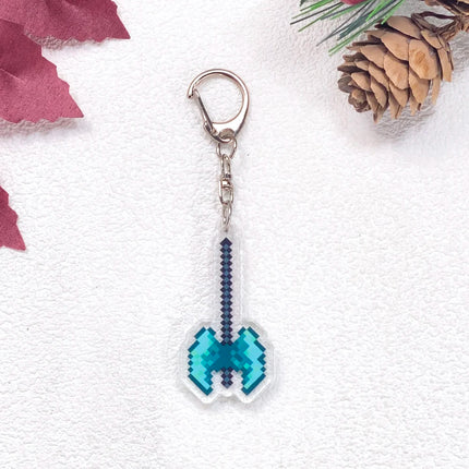 1/27Pcs Game Totem of Undying Car Keychain Accessories Acrylic Cute Charms Pendant For Bag Funny Key Holder Backpack Decoration