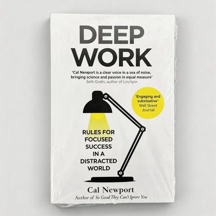 Deep Work : Rules for Focused Success In a Distracted World by Cal Newport Self Help Book English Books
