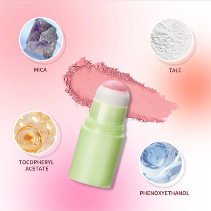Lakerain Blush Stick Cheek Lip Tinted Moistured Long-wearing Flush Blusher Silky Brighten Blush Cream Cosmetics Matte Nakeup