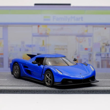 kinsmart Koenigsegg Jesko Absolut Alloy Diecast Car Model 1/36 Toy With Pull Back For Children Gifts Toy Collection