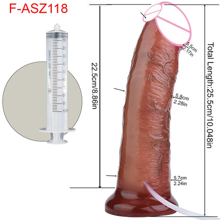 SXXY Silicone Skin Touch Squirting Dildo Ejaculation Realistic Soft Penis With Suction Cup Adult Sex Toys Anal Plug 18+ Masturba