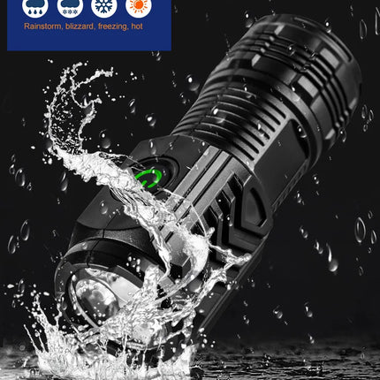 Rechargeable EDC Led Flashlight Portable Strong Light Waterproof Pocket Torch Light for Camping Walking Portable Lighting Lamp