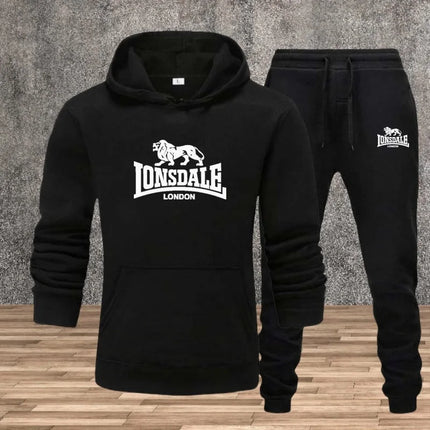 Men's Set Hooded Sweatshirts Sweatpants Autumn Winter Male Daily Casual Sports Jogger Suit 2025 Urban Fashion Hoodies Sportswear