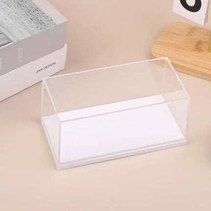 1Pcs Transparent Acrylic Storage Box Practical 1/43 Diecast Model Car Display Box DIY Dustproof Display Rack Toy