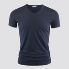 Navy blue V-neck / M / China Mainland