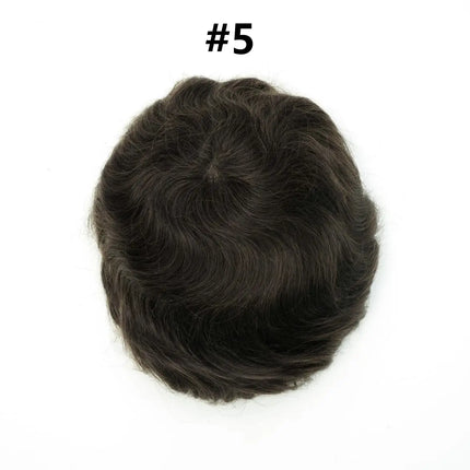 Os21 0.03-0.04mm NG Clearance Thin Skin Toupee Capillary Prothesis Hair Piece For Men Hair Replacement System V Loop Men Toupee