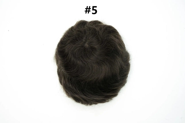 Os21 0.03-0.04mm NG Clearance Thin Skin Toupee Capillary Prothesis Hair Piece For Men Hair Replacement System V Loop Men Toupee
