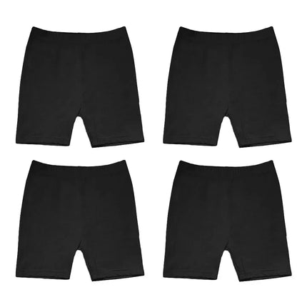 4pcs Girls Short Safety Pants Candy Color Modal Dance Leggings Kids Underwear Children Summer Cute Shorts Underpants 3-12 Years