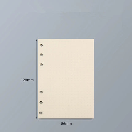 45 Sheets A5 A6 A7 Loose Leaf Notebook Refill Spiral Binder Inner Page Line Blank craft  Grid Inside Paper Stationery