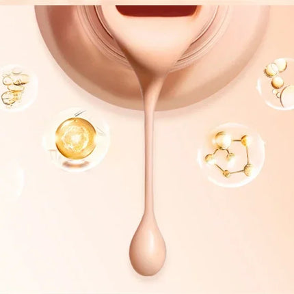 40ML Full Cover Face Base Liquid Foundation Makeup Waterproof Long Lasting Facial Concealer Whitening BB Cream Korean Cosmetics