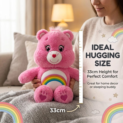 Care Bears 33cm Plush Stuffed Animal Cartoon Doll Children Soothing Comfort Toy Perfect Birthday Holiday Present Home Ornament