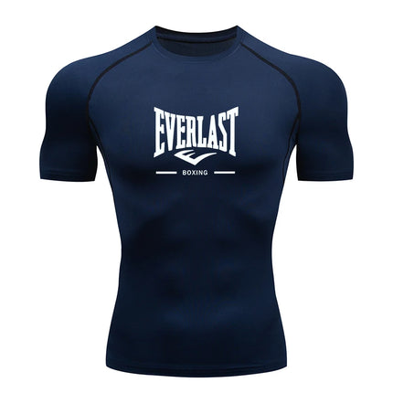 New Men's Running Compression T-Shirt Short Sleeve Gym Workout Shirts Fitness Shirts Men's Jogging Sportswear Sweatshirts