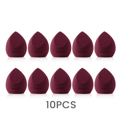 IMAGIC Makeup Sponge 10 Pcs Wet And Dry Puff Professional Soft Makeup Puff Sponge Ultra-High Quality Bigger Combination Packages