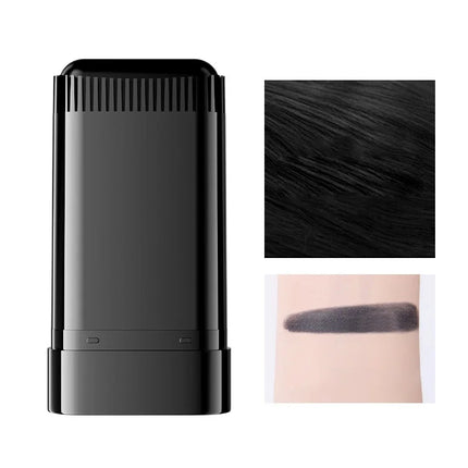 Black Hair Stick, Gray Hair Covering Artifact No Color Loss Disposable Hair Dye Stick Roots Black Color