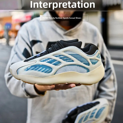 Men's Coconut Shoes Spring Hot Sale Of The Season New Casual Dad Shoes 700v3 Shape Trend Night Light Sports Shoes Lightweight...