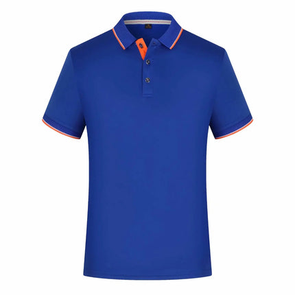 Quick Dry Clothes Polo Shirt Enterprise Custom Tooling Lapel Short-sleeve T-shirt Advertising Shirt Embroidery logo Work Clothes
