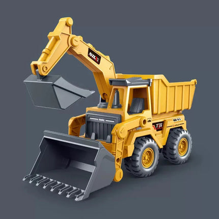 1pcs Excavator Truck Model Toy Engineering Vehicle Toddler Early Education Construction Vehicles Truck Boys Gifts