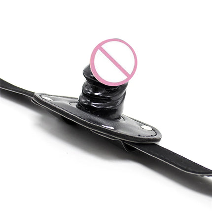 Open Mouth Gag Silicone Ball Dildo Restraint Fetish Flirting BDSM Bondage Sex Toys for Couples Adult Erotic Game Chastity Belt