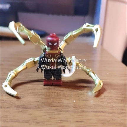 New 5cm Marvel Spider-Man Venom Building Block Figures Assembleable Figure Desktop Ornament Decorations Best Gifts for Childrens