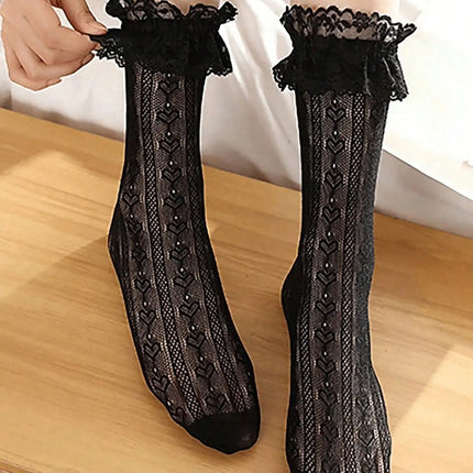 1/2/5 Pairs Women's Autumn Winter Wool Socks Warm Soft Mid Length Socks Ultra Thick Women's Antifreeze Cashmere Short Socks