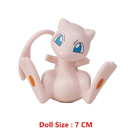 Pokemon Anime Figure Pikachu Eevee Charizard Mewtwo Cartoons Figure Collection Model Pocket Monster Action Toys Birthday Gift