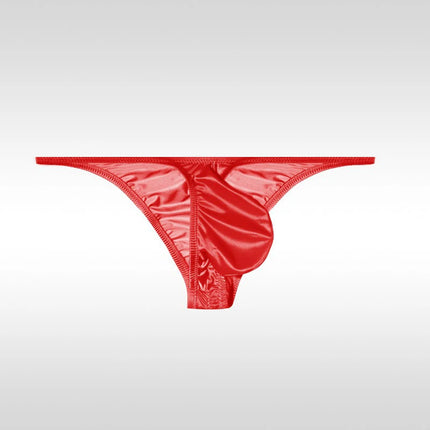 Men's Underwear Ice Silk Low Rise Sexy Bikini Briefs