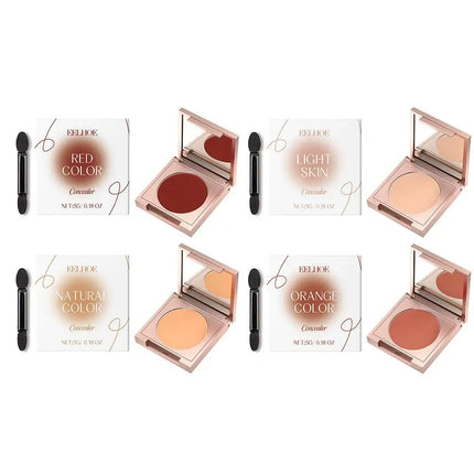 Whitening Lasting Natural Skin Foundation Concealer Super Coverage Moisturizing 5g Lightweight Monochrome Concealer With Brush