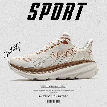 New men's casual sports shoes with shock absorption, breathable running shoes, anti slip and wear-resistant outdoor hiking shoes