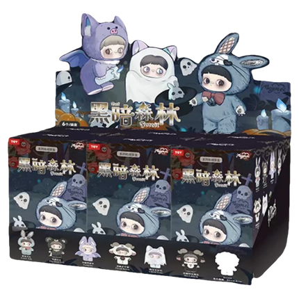Maymei In Stock Dark Forest Series V2 Blind Box Anime Plush Lamb Doll Mystery Box Cute Action Figure Bag Pendant Halloween Gift