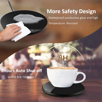 Electric Cup Heater USB Cup Warmer Coffee Tea Milk Mug Warmer Cup Heating Coaster For Home Office USB Desk Cup Warmer