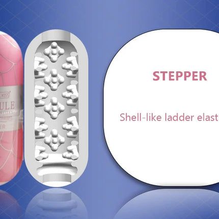 2/1pcs Mini Masturbator Cup Real Vaginal Egg Particle Stimulation Portable Stimulator Blowjob Sex Toy Massager Penis Trainer