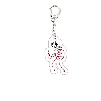Acrylic The Amazing Digital Circus Keychain Pomni Jax Ragatha Gangle Kinger Keyring Key Chain for Accessories Bag Fans Gift