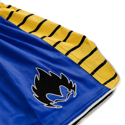 Summer New Dragon Ball Vegeta IV Muay Thai Shorts Men Oversized Quick-Dry Anime Enthusiast MMA  Sport Shorts ﻿﻿﻿