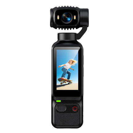 4K HD Pocket Action Camera 180 Degree Rotation Lens with 1.97-inch Screen for Cycling Travel Sport and Outdoor Activities