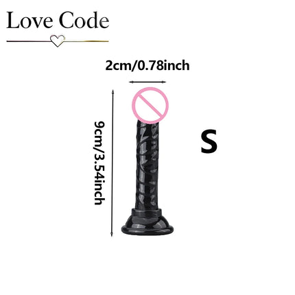 Transparent Dildo Suction Cup Jelly Dick Women Sex Toys Soft Masturbators Penis