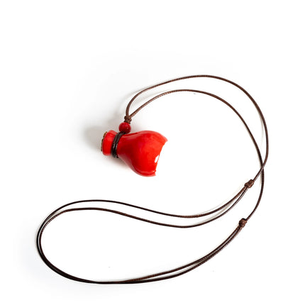 Ceramic bottle Necklaces Pendants Wholesale For Women Ladies Gift Necklace Retro Accessory Jewelry #Z600
