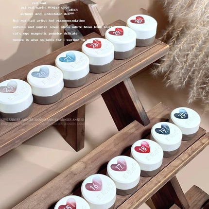 2025 NEW Glass Beaded Cat Eyes Nail Polish Golden Green Light UV/LED Nail Gel Semi Permanent Magnetic Gel Varnish DIY Nail Salon