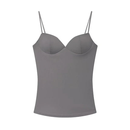 Sexy Corset Crop Top Women Camisole Backless Short Tops for Women Sleeveless Bustier Tops Women Straps Tube Top Female