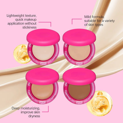 Peptide Bounce Balm Foundation Hydrating Age Defying Makeup For Mature Skin Full Coverage Waterproof Hydrating Balm Foundation
