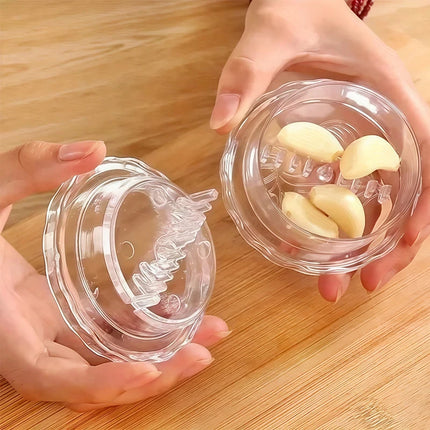 Stainless Steel Garlic Press Kitchen Special Garlic Mincer Garlic Crusher Detachable Easy to Clean Squeeze  for Fine Garlic