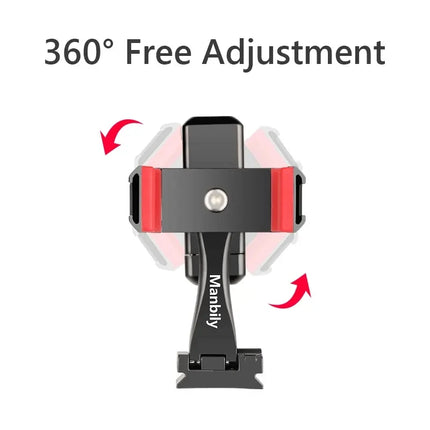 360° Rotatable Dual Cell Phone Holder Clip Clamp 4 Cold Shoe, 1/4'' Screw Tripod Monopod Selfie Stick Vlog Live Streaming Video