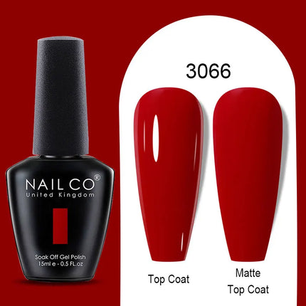NAILCO Winter Series Color Gel Nail Polish 15ML Semi Permanent Soak Off Gel Varnishes Super Texture Gorgeous Nail Manicure Art