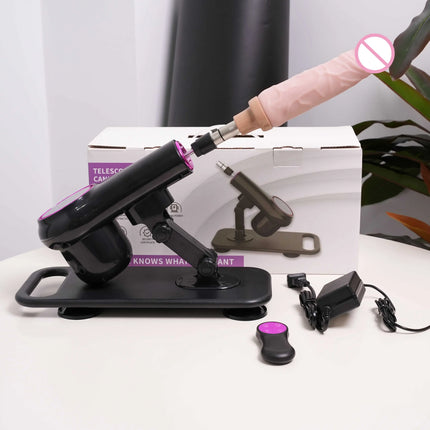 A1 Automatic Sex Machine with Dildo Attachments Remote Control Love Machine Thrusting Bondage Sex Toys for Men and Women Couple