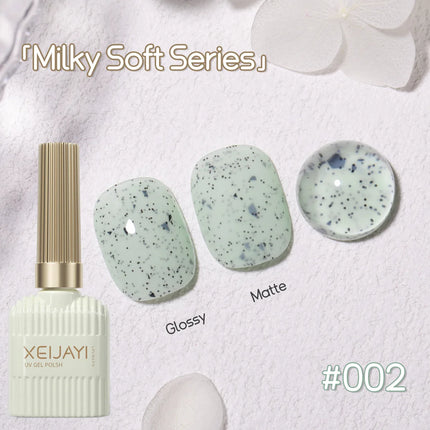 Milk White Glitter Nail Polish Gel Milk White Oreo Super Glitter Slice Cheese Nail Polish Internet Celebrity Style DIY Nail Glue