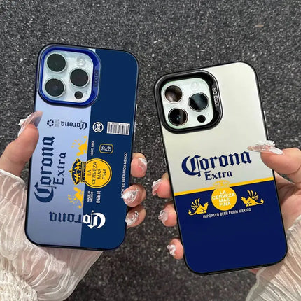 Fashion C-Corona Extra Beer Phone Case For IPhone 17 16 15 14 13 12 11 Pro MAX Matte Shockproof Back Anti Fall Matte Cover