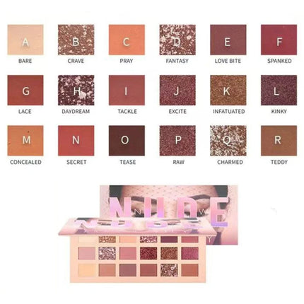 Eye Makeup Huda Charming Shimmer Eyeshadow Palette and Eyeliner Set MERCURY RETROGRADE PALETTE Matte Glitter Eye Shadow Powder