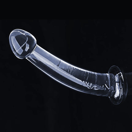 Jelly Dildo 3 Sizes Transparent Butt Plug Soft Anal Plug Realistic Fake Dick Penis Sucker Butt Plug Sex Toys for Woman Sex Toys