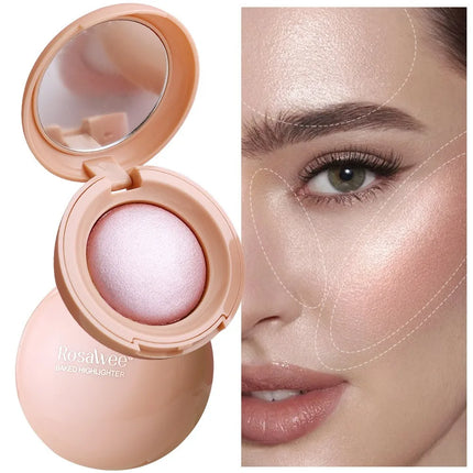 Highgloss Makeup Highlighter Smooth Mashed Potato Texture Highlight Pearlescent Contour Long-lasting Waterproof Body Highlight